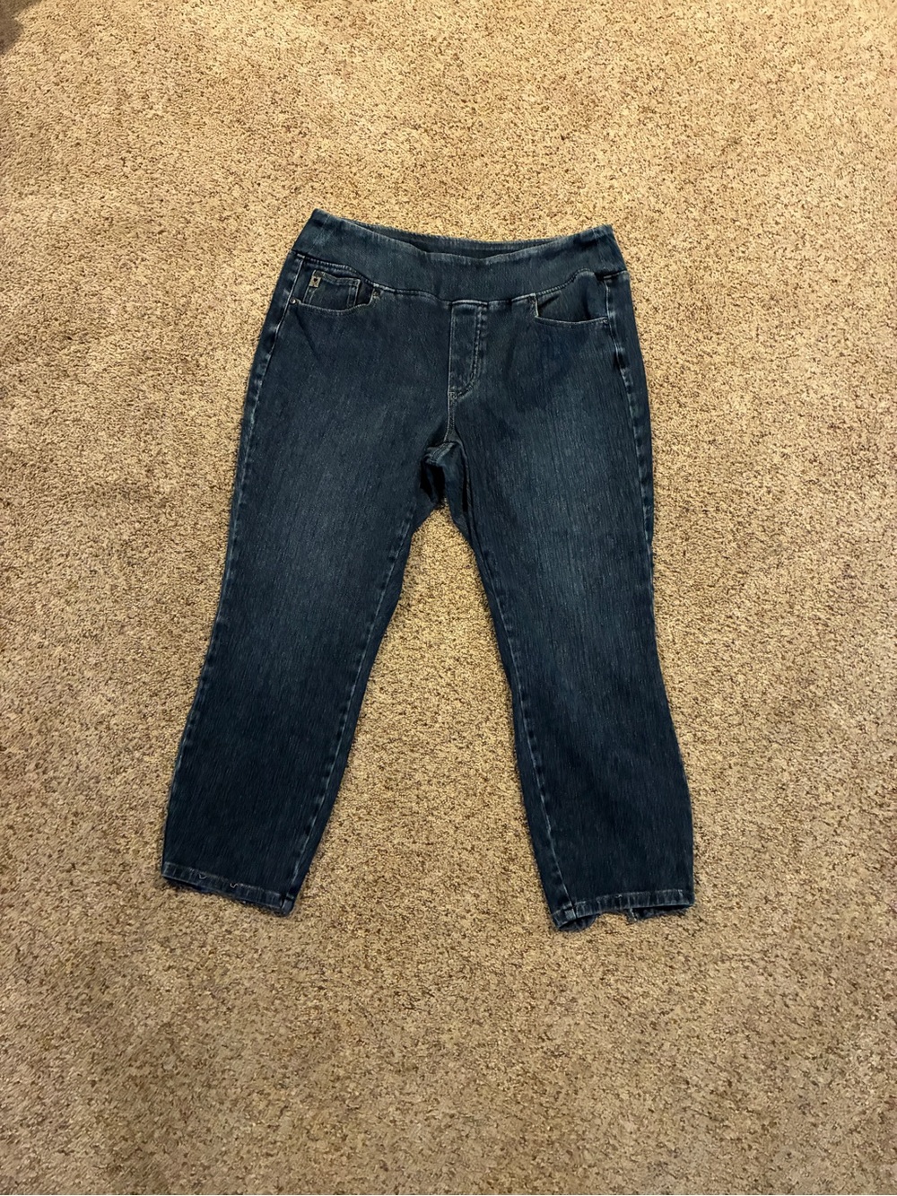 👖Belle by Kim Gravel Flexibelle Studded Back Vent Jegging - size 16